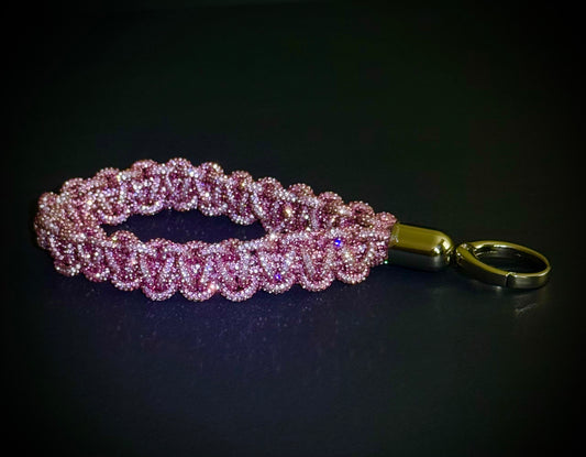 Wristlet keychain-Pink